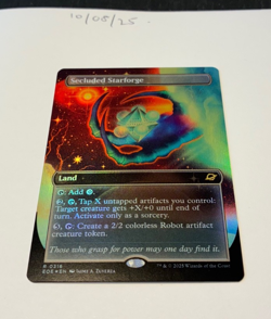 Magic the Gathering MTG Secluded Starforge x1 Rare Borderless FOIL Card NM/M - Image 1