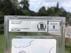 ANCESTRAL RECALL, ARTIST SKETCH / PROOF, MAGIC MTG, POWER 9, MARK POOLE, BAS 8! - Image 3