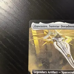 Dawnsire, Sunstar Dreadnought Rare Extended Art MTG Edge Of Eternities #351 NM - Image 2