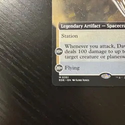 Dawnsire, Sunstar Dreadnought Rare Extended Art MTG Edge Of Eternities #351 NM - Image 4