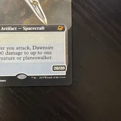 Dawnsire, Sunstar Dreadnought Rare Extended Art MTG Edge Of Eternities #351 NM - Image 5