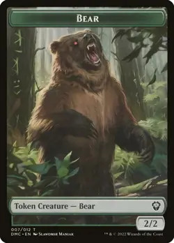 4x Kavu/Bear Token, Dominaria United Tokens, MTG, 4 pack, Magic - Image 2