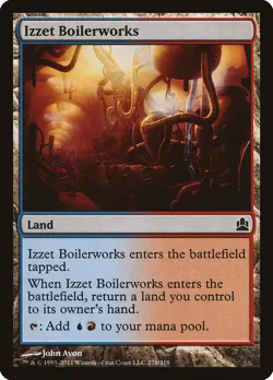 Izzet Boilerworks Commander PLD Land Common MAGIC THE GATHERING CARD ABUGames - Image 1