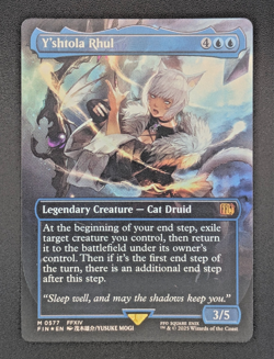 MTG Y'shtola Rhul 0577 - Mythic Foil Ext Art Borderless - Final Fantasy - Mint - Image 1