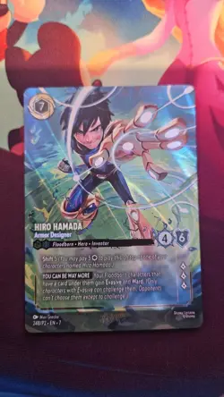 Lorcana Hiro Hamada - Armor Designer - Set Championship Promo Enchanted- 24B/P2 - Image 1