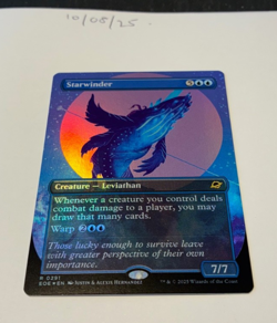 Magic the Gathering MTG Starwinder x1 Rare Borderless FOIL Card NM/M - Image 1