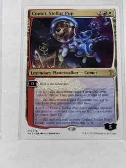 Comet, Stellar Pup White Border Mystery Booster 2 #79 - Image 1