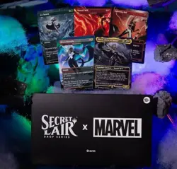 MTG Secret Lair Marvel's Storm FOIL Edition Sealed Card Set - Image 1