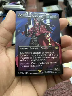 Vincent Valentine (Borderless) (Surge Foil) Final Fantasy Foil *NM - Image 1