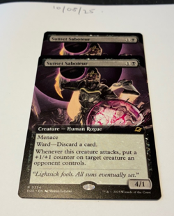 Magic the Gathering MTG Sunset Saboteur x2 Rare Extended Cards NM/M - Image 1