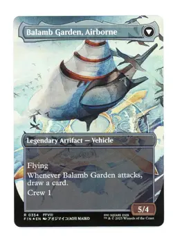 MTG Final Fantasy Borderless Foil Balamb Garden, SeeD Academy #354 - Image 2