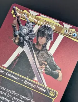 MTG Noctis, Prince of Lucis 0401 - Rare Foil Borderless - Final Fantasy - Mint - Image 2