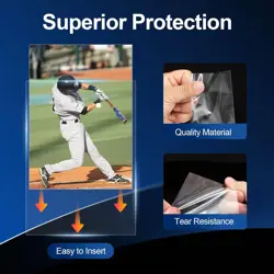 600 Pack Card Sleeves, Soft Penny Sleeves for Trading 2.6 x 3.6 inches, Clear - Image 4