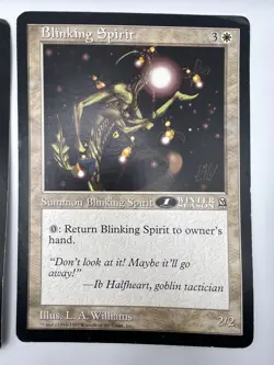 Magic MTG 6x9 Oversized Blinking Spirit & Island Land Promo - Poor Condition - Image 4