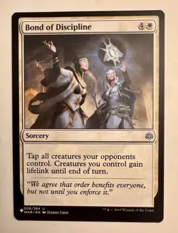 Bond of Discipline - The List Reprints 006/264 / English / Near Mint MTG - Image 1