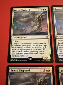 4 Emeria Shepherd Battle for Zendikar Foil MTG Magic The Gathering - Image 2