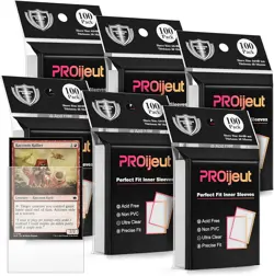 600 Pack Card Sleeves Clear, Perfect Fit Inner Ideal 600 Pack, Clear - Image 1