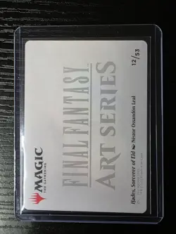 Gold Stamp Art Series HADES, SORCERER OF ELD #12 - Final Fantasy MTG - Image 2