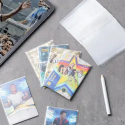 540 Counts Card Sleeves，Clear Trading Cards Sleeves, Soft Transparent - Image 4