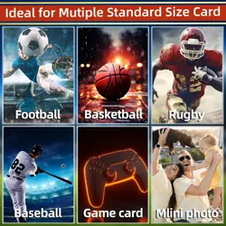 540 Counts Card Sleeves，Clear Trading Cards Sleeves, Soft Transparent - Image 5