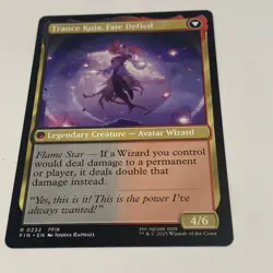 2025 MTG FINAL FANTASY RARE DOUBLE CARD LEGENDARY CREATURE. - Image 2