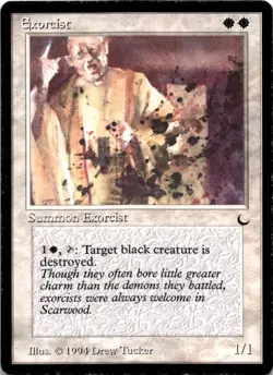 Exorcist #2 The Dark Magic the Gathering MTG Moderately played - Image 1