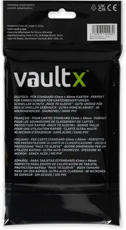 Vault X Trading Card Penny Sleeves, Soft, High Clarity, Inner 400 Pack, Clear - Image 3