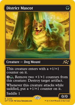 District Mascot (First-Place Foil) [Aetherdrift] Magic MTG - Image 1