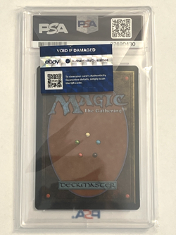 1994 Magic The Gathering Revised BADLANDS PSA 8 - Image 3