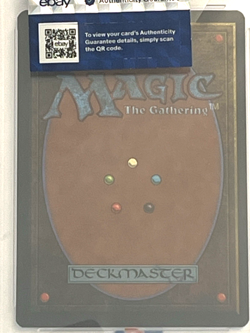 1994 Magic The Gathering Revised BADLANDS PSA 8 - Image 4