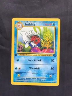 Pokemon Cards: Jungle 1st Edition Uncommon: Seaking 46/64 - Image 1