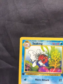Pokemon Cards: Jungle 1st Edition Uncommon: Seaking 46/64 - Image 2