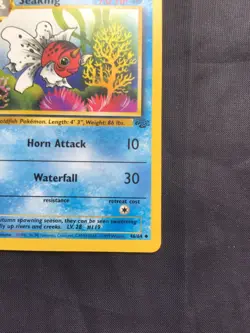 Pokemon Cards: Jungle 1st Edition Uncommon: Seaking 46/64 - Image 4