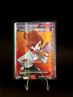 Professor Juniper Full Art 116/116 - Pokemon Black & White Plasma Freeze - NM - Image 1