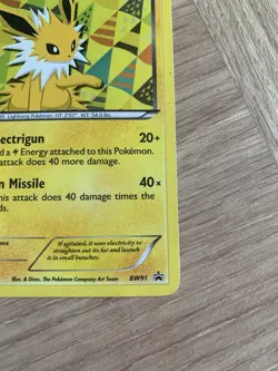 Jolteon BW91 Holo Black & White BW Promo Pokemon Card - Image 5