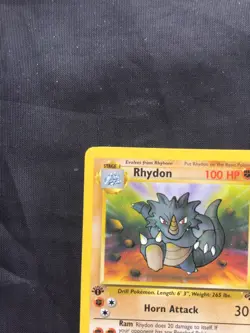 Pokemon Cards: Jungle 1st Edition Uncommon: Rhydon 45/64 - Image 2