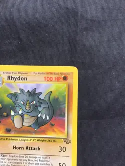 Pokemon Cards: Jungle 1st Edition Uncommon: Rhydon 45/64 - Image 3