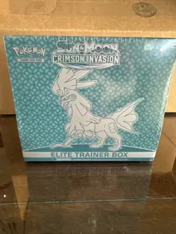 Pokemon Sun And Moon Crimson Invasion ETB Factory Sealed - Image 1