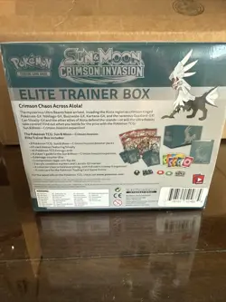 Pokemon Sun And Moon Crimson Invasion ETB Factory Sealed - Image 3