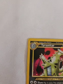 Pokemon TCG Tyranitar Neo Discovery Unlimited Holo Rare Card 31/75 - Image 2