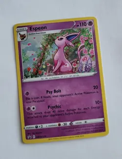 Pokemon Espeon SWSH174 Holo Sword Shield Black Star Promo Ultra Rare 2021 TCG EN - Image 1