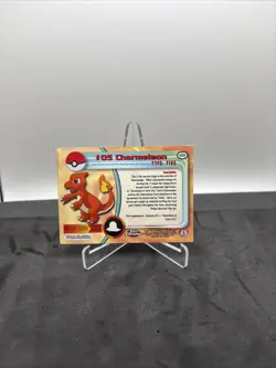 Topps Chrome Pokemon Charmeleon Card 5 2000 TV animation Edition Red logo - Image 2