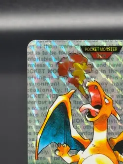 (MP) Charizard Pokemon Bandai Carddass Japanese File No.006 Green Prism - Image 2