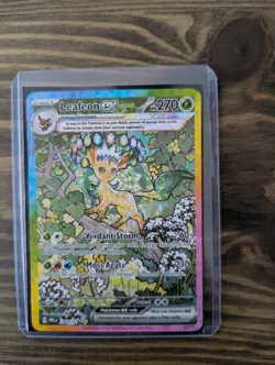 Leafeon EX SIR 144/131 Prismatic Evolutions Pokemon TCG - Image 1