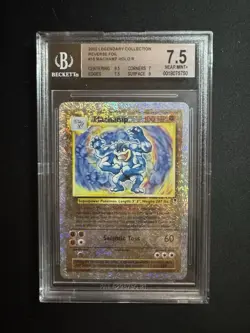 Machamp Reverse Foil Legendary Collection 2002 - BGS 7.5 Holo Pokemon Card - Image 1
