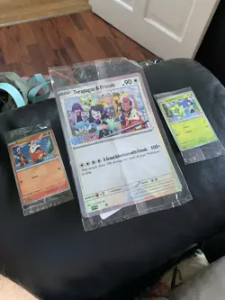 Pokemon Horizons Terapagos and Friends, Fuecoco And Sprigatito Promo Card Set X3 - Image 1