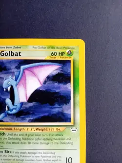 Pokemon Cards: 1st Edition Neo Revelation Uncommon: Golbat 29/64 - Image 4