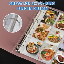 9 Pocket Card Sleeves, Holds 1800 Cards, Trading Binder 100PACK, Clear - Image 3