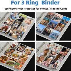 9 Pocket Card Sleeves, Holds 1800 Cards, Trading Binder 100PACK, Clear - Image 4