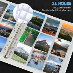 9 Pocket Card Sleeves, Holds 1800 Cards, Trading Binder 100PACK, Clear - Image 5